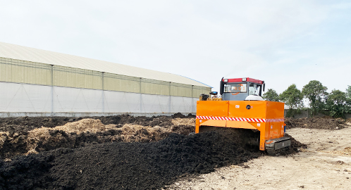 有机肥生产线设备 发酵翻堆设备